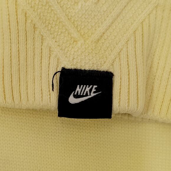 NIKE FC Zip Hoodie Womens Large 24x24 Baggy Boxy Yellow Bleached - Picture 15 of 16
